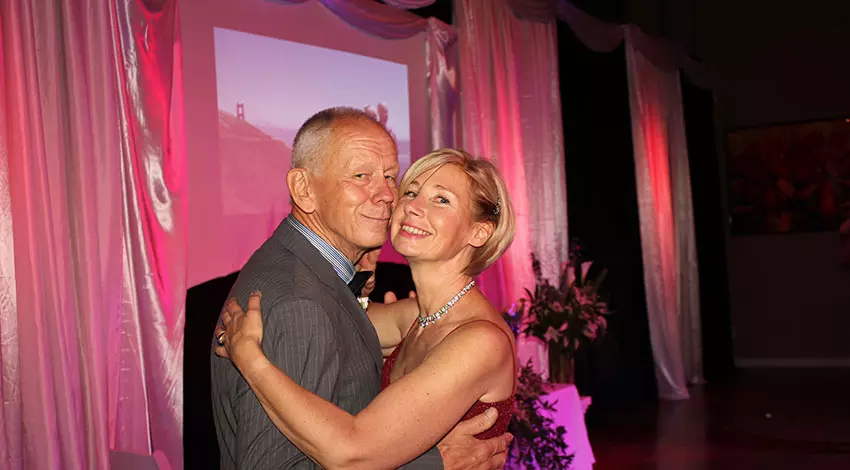 Birthday or anniversary celebration setup at DF Grand Ballroom